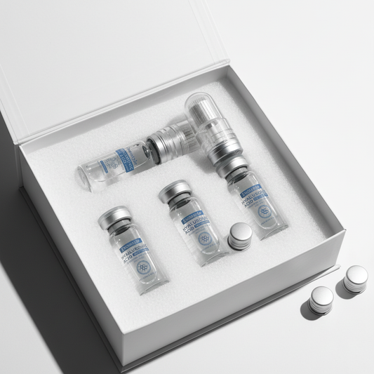 Set 2-en-1 con aplicador de microagujas integrado